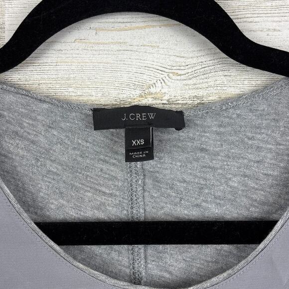 J. Crew womens extra extra small gray silver sequin tank top blouse lightweight - Picture 3 of 4